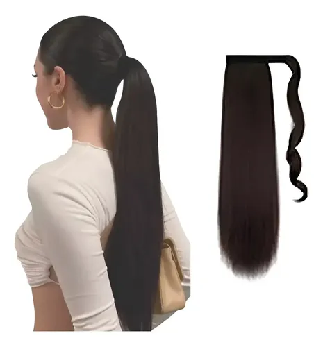 Coleta Postiza Cabello Lacio Caballo Natural Extensiones