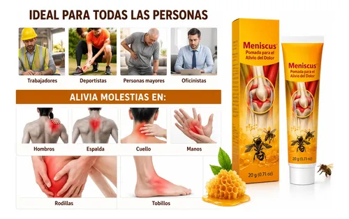 Crema Abeja Articulaciones Menisco Alivia Dolor Hombro Codo