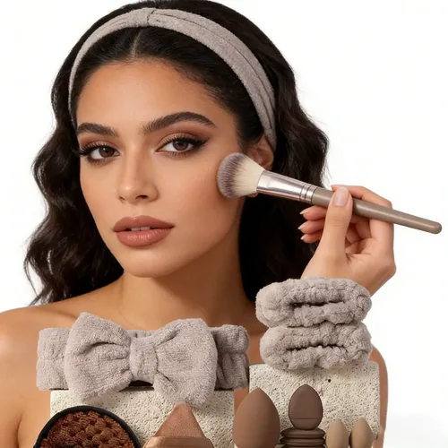 Set De 40 Brochas Maquillaje Profesional Herramients Suaves