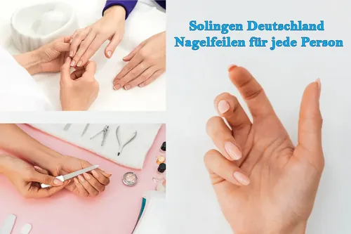 Juego De Limas De Uñas Smi Solingen 5 Metal Zafiro Y Curva