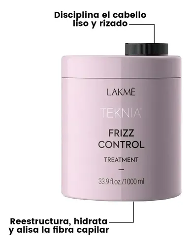 Máscara Disciplinante Capilar Lakme Teknia Frizz Control 1L