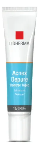 Gel Facial Lidherma Acnex Depure Control Topic para Piel Grasa