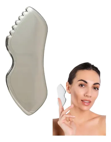 Herramienta Gua Sha Facial Y Corporal Metalizada