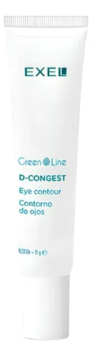 Contorno De Ojos Exel Green Line Descongestiva X 15gr. Todo Tipo De Piel Día/noche
