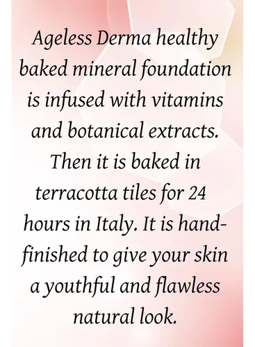 Base Mineral Horneada Vegana Ageless Derma 0.32oz Beige