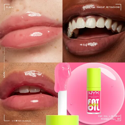 Nyx Fat Oil Lip Drip Gloss Sheer Pink 3 Ml