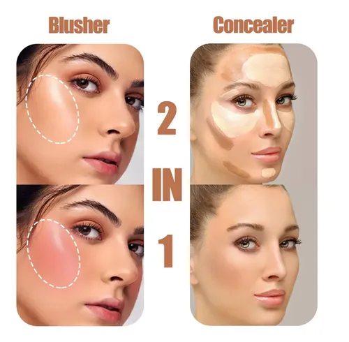 Kcjw  Paleta De Rubor Y Corrector Corrector Y Rubor De Crema