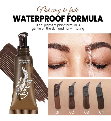 Gel Tatuaje De Cejas Taupe: 3-5 Días, Impermeable, Clip