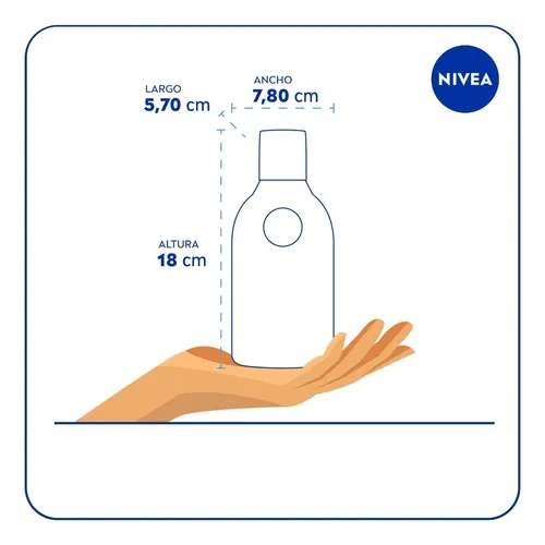 Agua micelar bifásica NIVEA Rose Care para todo tipo de piel x 400mL