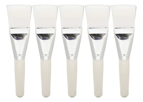 Set De 5 Brochas De Arcilla For Uso Facial, Ergonómico, Sal