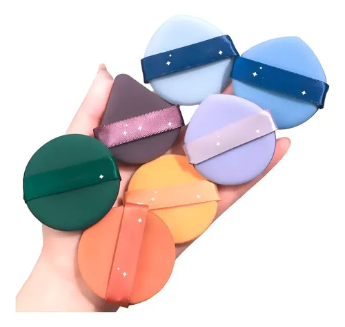 Set X7 Esponjas Blender Para Maquillaje Con Estuche