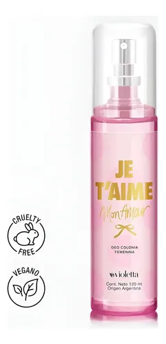 Colonia Deo Mon Amour Je T’aime Splash Mujer 120ml