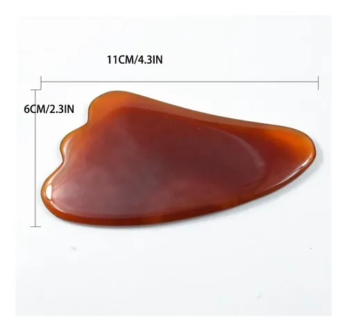 Piedras Masaje Facial Gua Sha Rojo Para Spa Y Relax