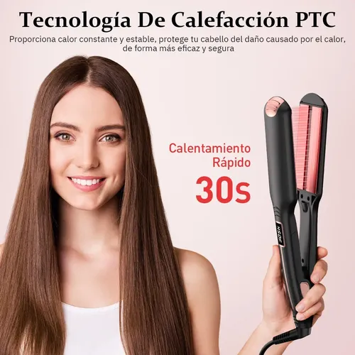 Plancha De Cabello Infrarrojos Profesional Alaciadora C/ Lcd