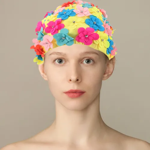 Gorro De Baño Para Mujer: Gorro De Baño Impermeable Grande P