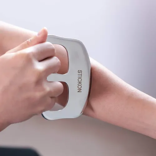 Herramienta Masajeadora Stickon Gua Sha De Acero Inoxidable
