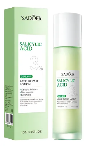 Loción Antiacné Sadoer Ácido Salicílico 3% Centella Asiática 100ml