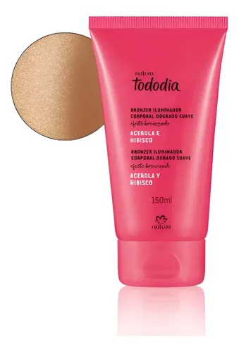 Bronceador Iluminador Corporal Acerola Y Hibisco Dorado Suave
