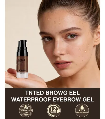Kit Gel Cejas 3d Kuertebuy Light Brown