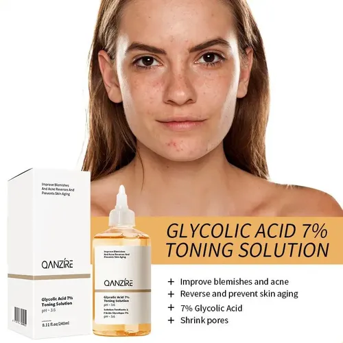 ‘. Tónico Facial Acido Glicólico 7 Qanzire 240ml .;