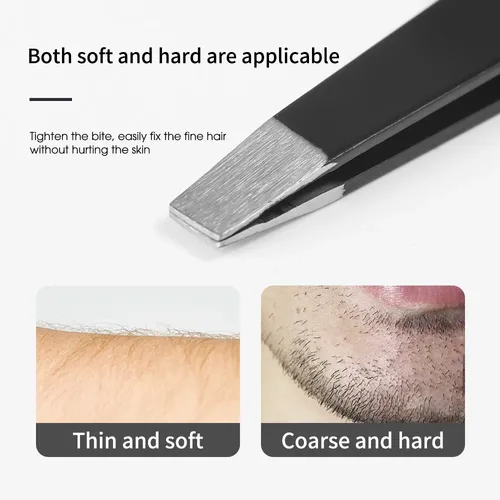 Pinzas De Depilación De Acero Inoxidable Para Cejas, Inclina