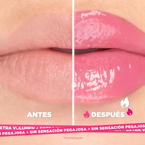 Labial Líquido Vogue Colorissimo Extra Volumen Agua De Mar