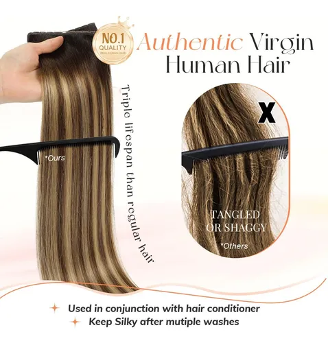 Extensiones De Pelo Humano Ovo Butterfly Weft 16 In Medium