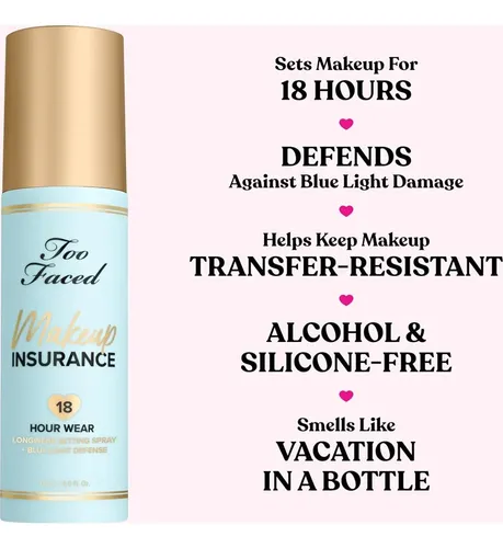 Spray Fijador De Maquillaje Too Faced 118 Ml Vegano