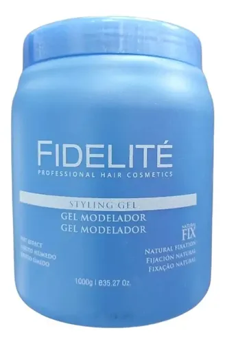Gel Modelador Fidelite Natural Fix Efecto Humedo X 1000 Gr