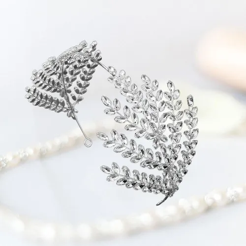 Diadema Nupcial For Boda, Tocado Nupcial For Estilo B
