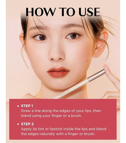 Lápiz Delineador Labios Slim 4mm Beige Coreano Thesaem