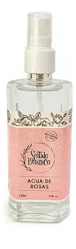Agua De Rosas Natural Pura Anmat Vegan Sentidabotánica 120ml