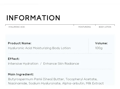 Quiyum Hyaluronic Acid Body Lotion – Cuidado Intensivo 100g