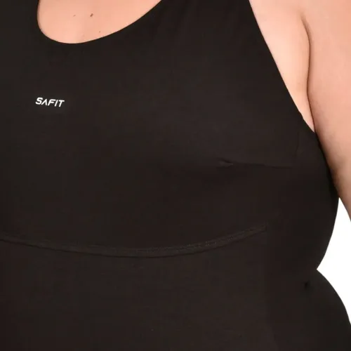 Malla Natación Talle Especial + Gorro Tela + Antiparra Safit
