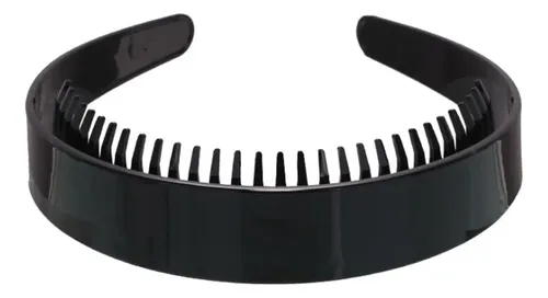 Elegante Diadema Nupcial Con Forma De Peine Dentado Liso