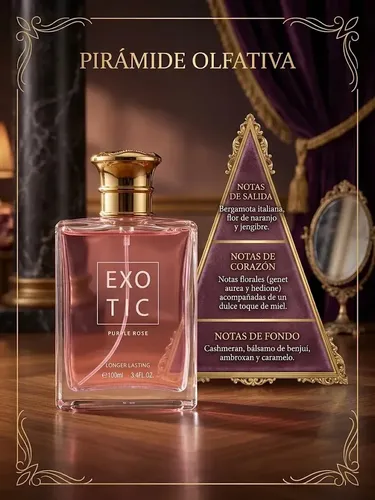 Perfume Exotic Purple Rose V.V LOVE Mujer 100ml