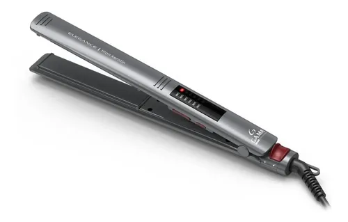Planchita De Pelo Gama Elegance Led Titan Keratin Premium Color Gris Claro