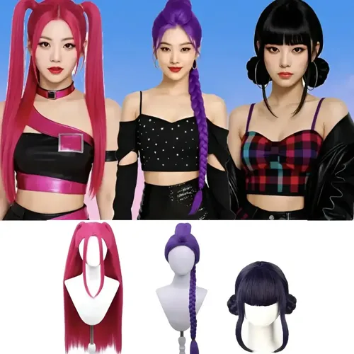 Peluca Cosplay Princesa K-pop Hunter Zoey