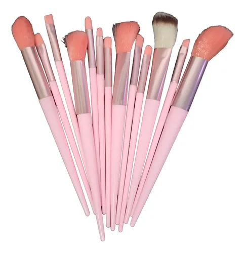 Set De Brochas Para Maquillaje X13 Piezas Kit Completo