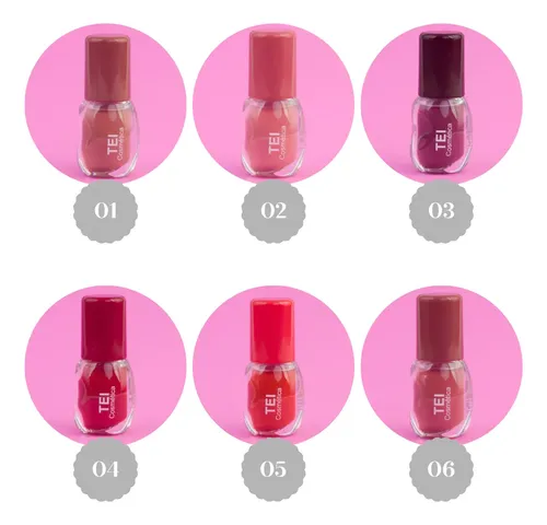 Labial Liquido Matte Intenso Lip Gloss Tei Cosmetica