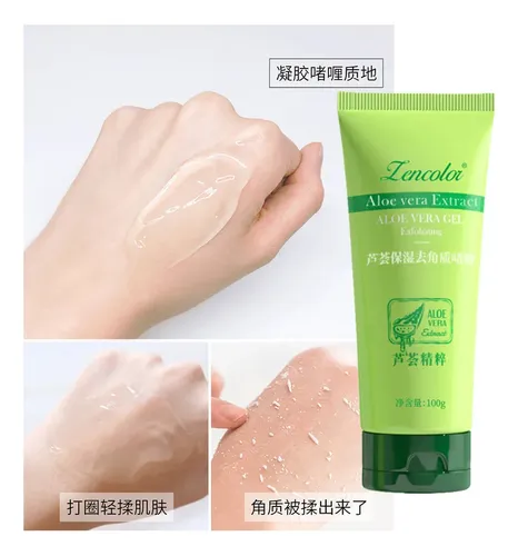 Exfoliante Corporal En Gel De Aloe Vera 100gz