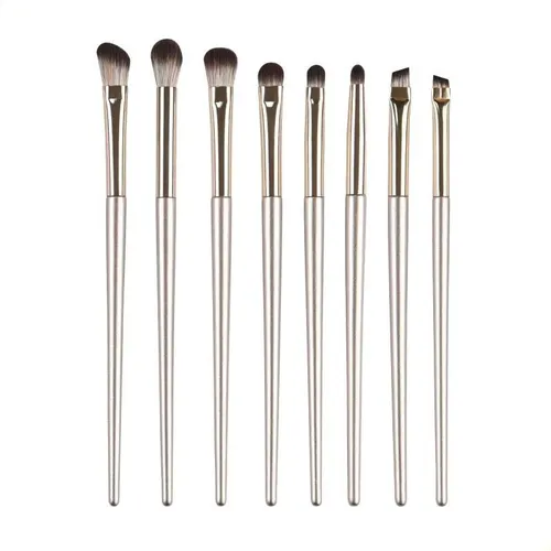 Kit 15 Brochas Para Ojos Con Estuche Portátil