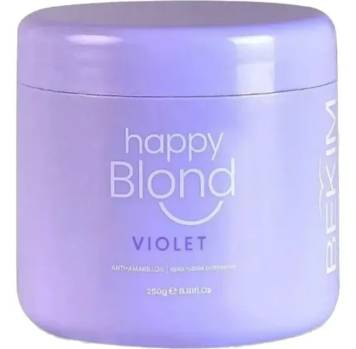 Mascara Matizadora Happy Blond Violeta Bekim 250g Pack X3