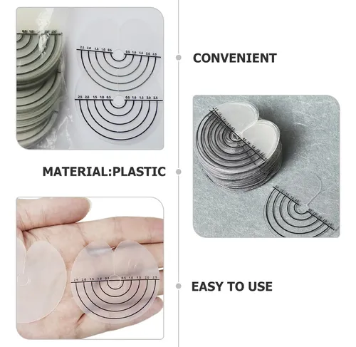 50 Uds Plantillas Separadoras Protectoras Extensiones Cabell