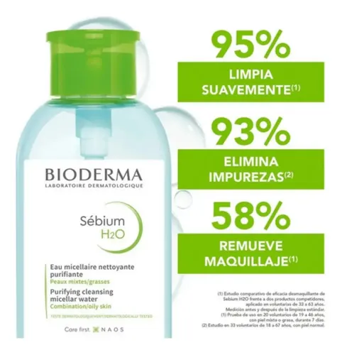 Sébium H2o, Limpieza Profunda, Bomba De 500 Ml