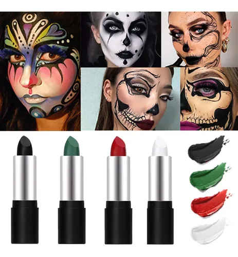 Crema De Maquillaje Face Stick Glowing Dark Neon Care De 6 C