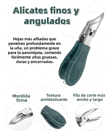Juego De 9 Cortauñas Diagonales Con Forma De Pico Para