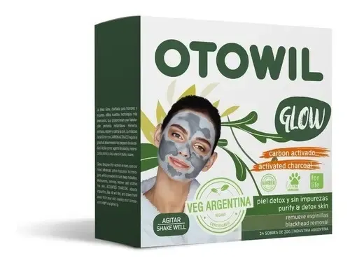 Mascara Facial Vegan C/ Carbon Activado Otowil Caja X24u Tipo de piel Normal
