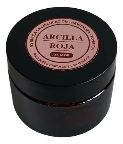 Arcilla Roja Facial Antiage Piel Madura O Con Rosácea