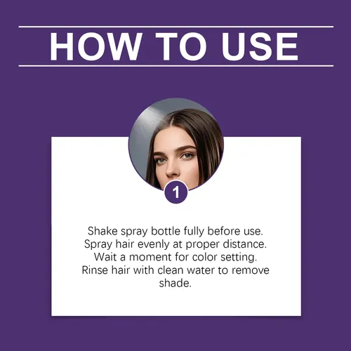Spray De Tinte Para El Cabello Gleamxi